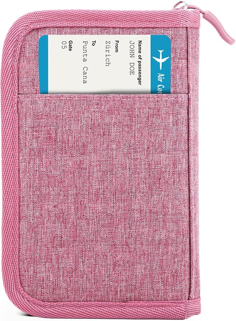 TOPBAG Passport Holder for Travel, Women Rfid Blocking Passport Wallet, Travel Essentials Premium Wallets, Waterproof Passport Holders Bag for Men Traveling, Travel Document Organizer Credit Cards Case - Image 1